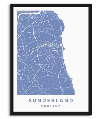 Sunderland, England – Map – Plume