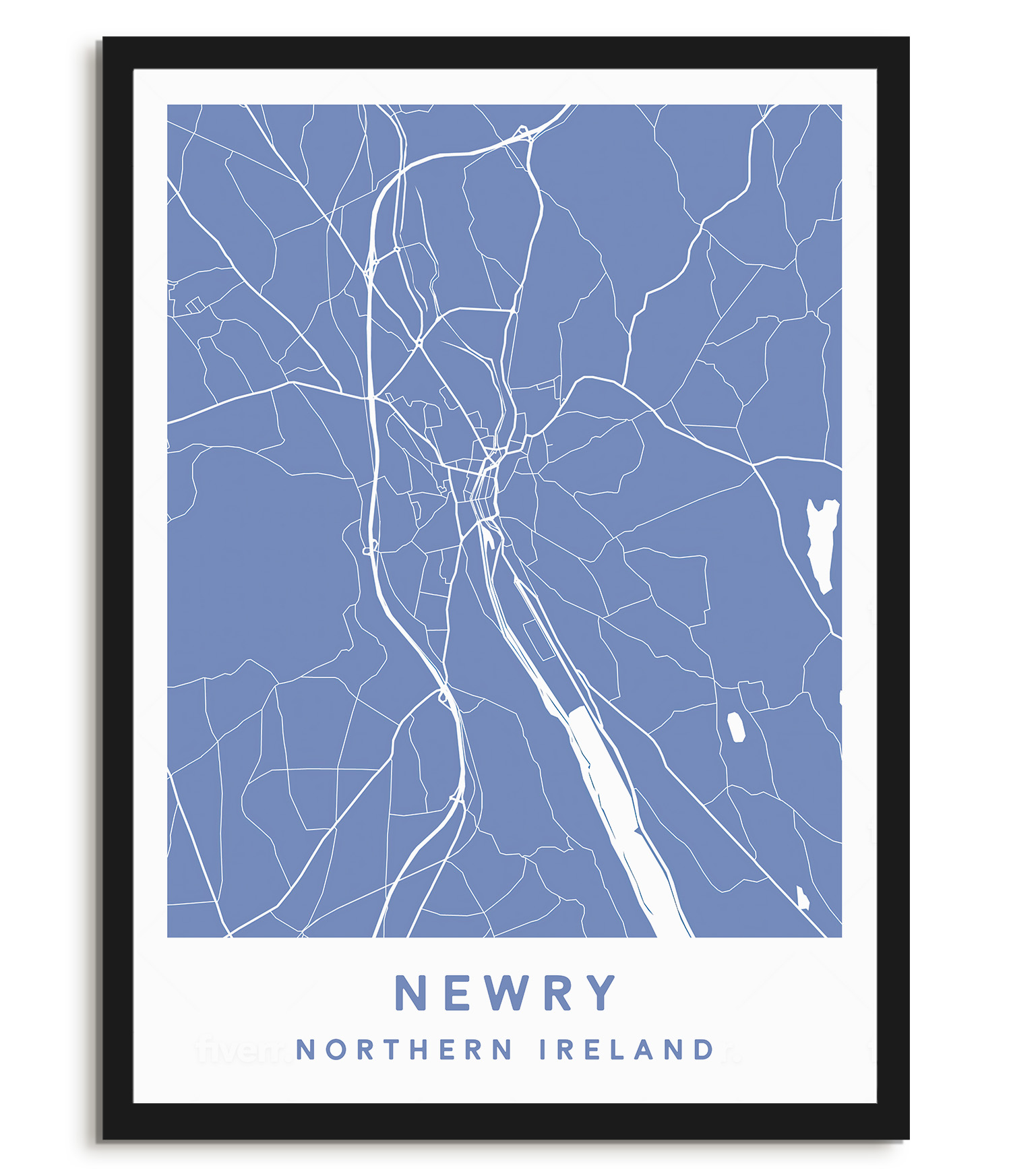 Newry, Northern Ireland – Map – Plume